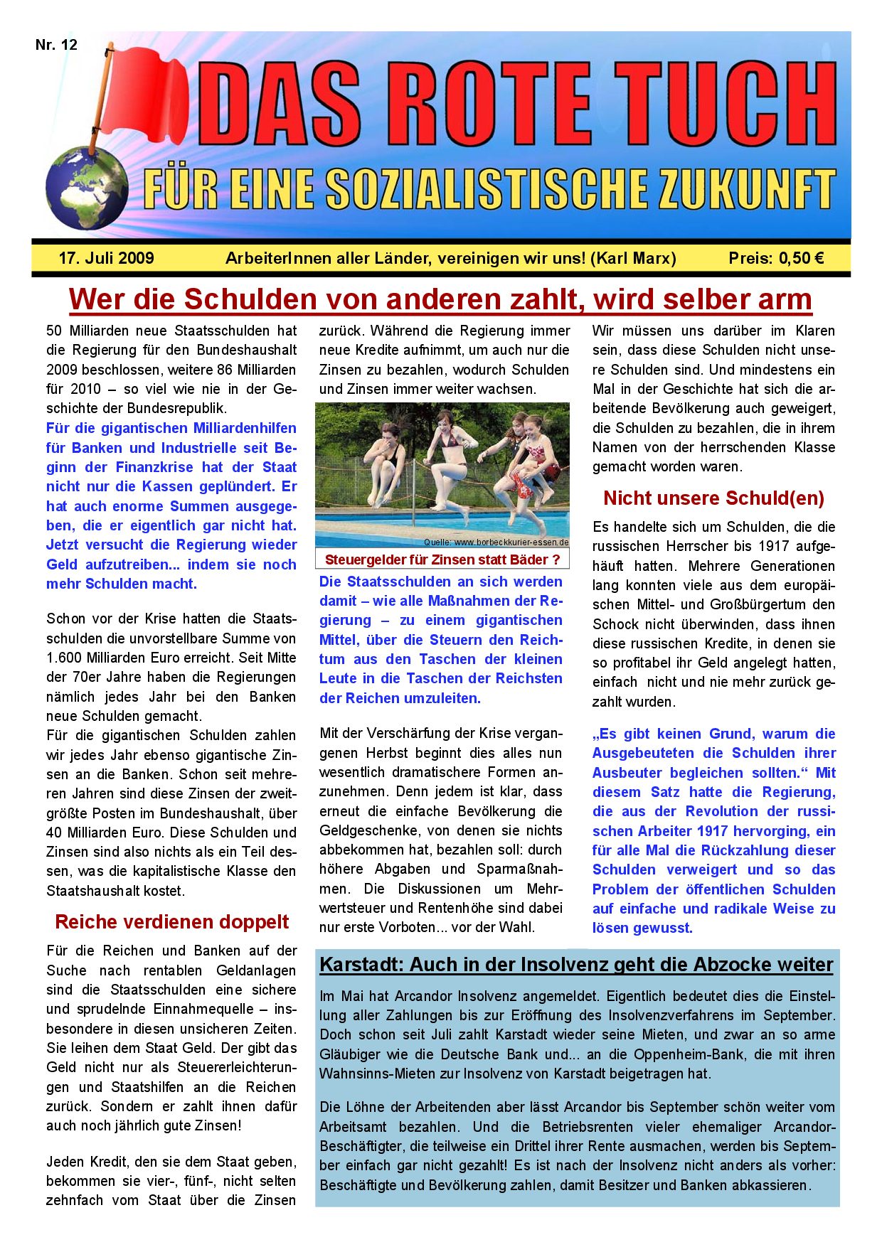 Das rote Tuch – Nr. 12