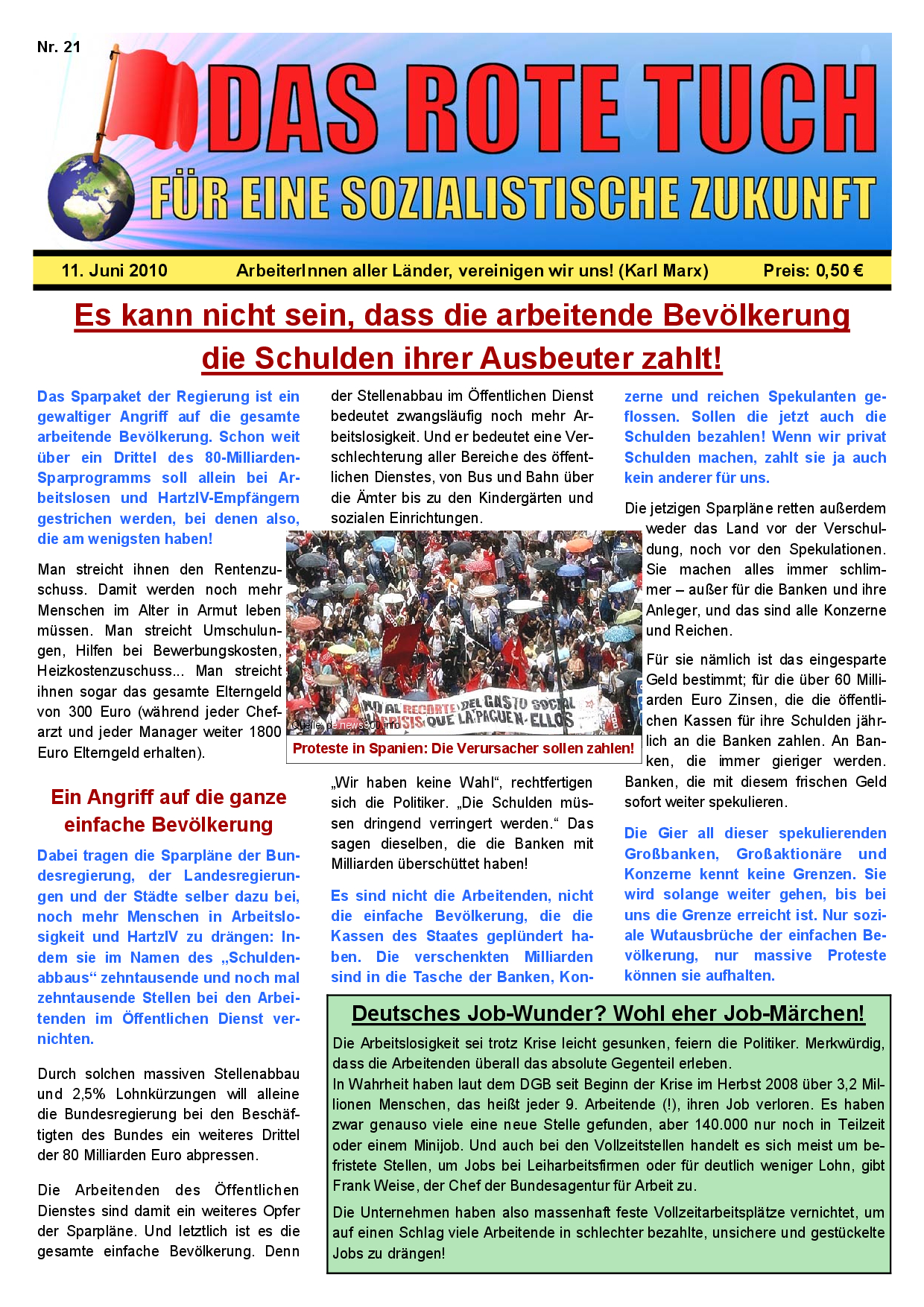 Das rote Tuch – Nr. 21