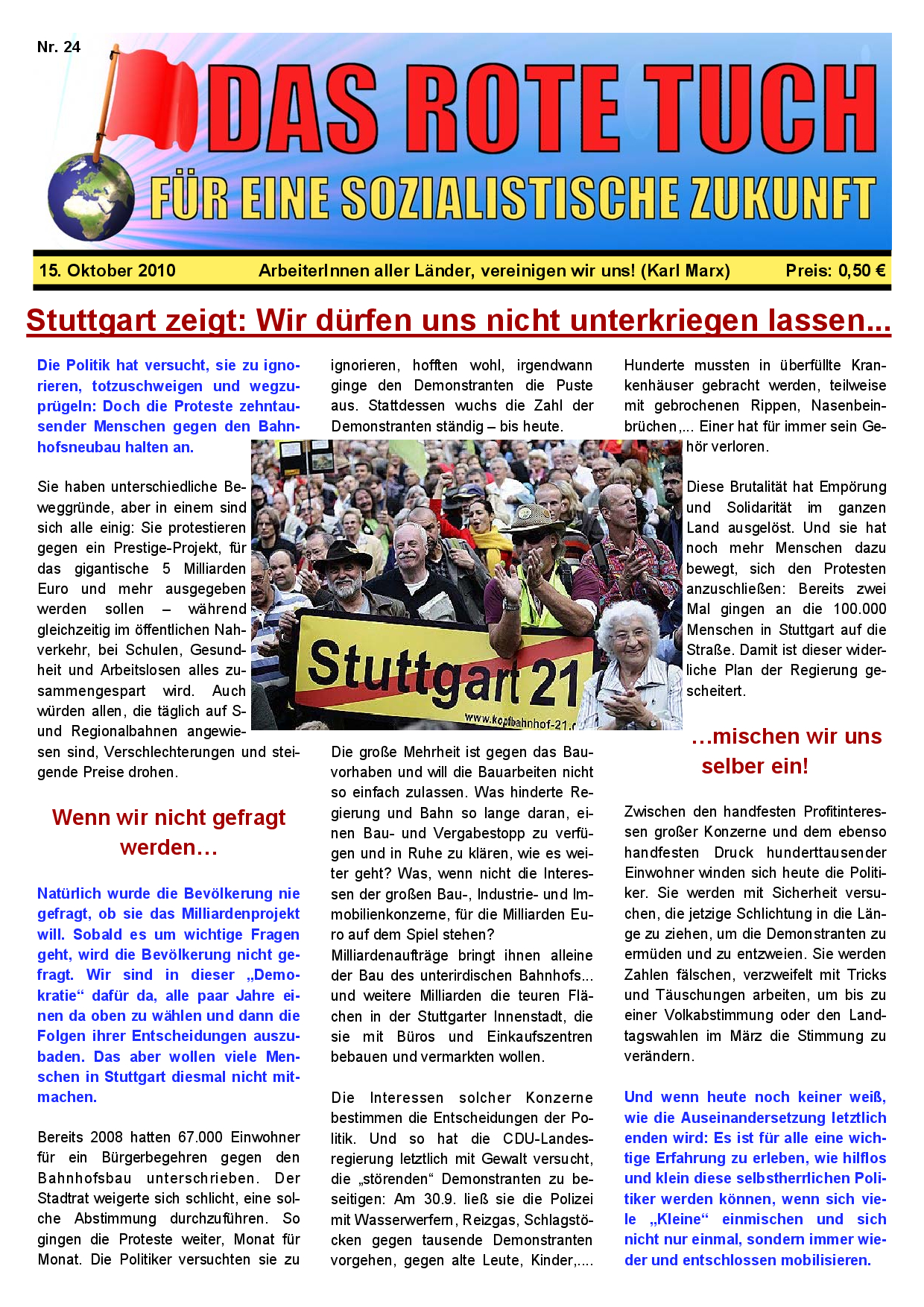 Das rote Tuch – Nr. 24