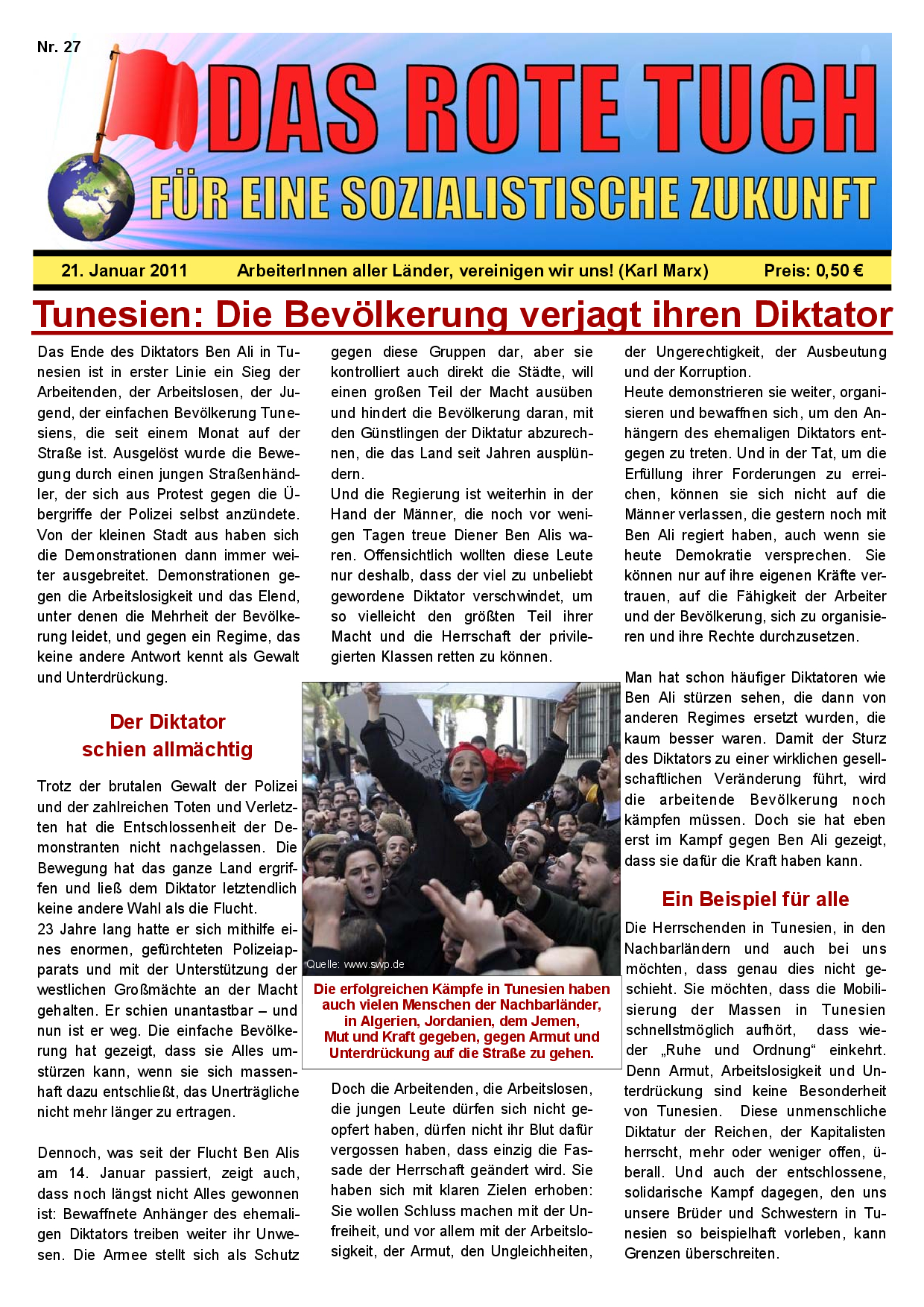 Das rote Tuch – Nr. 27
