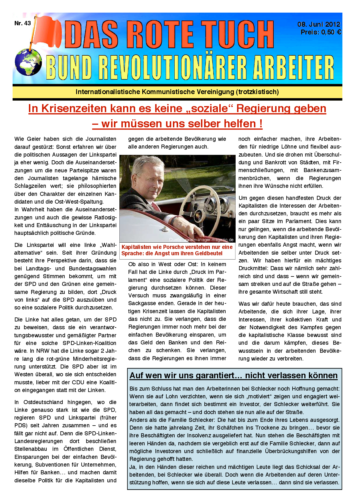 Das rote Tuch – Nr. 43