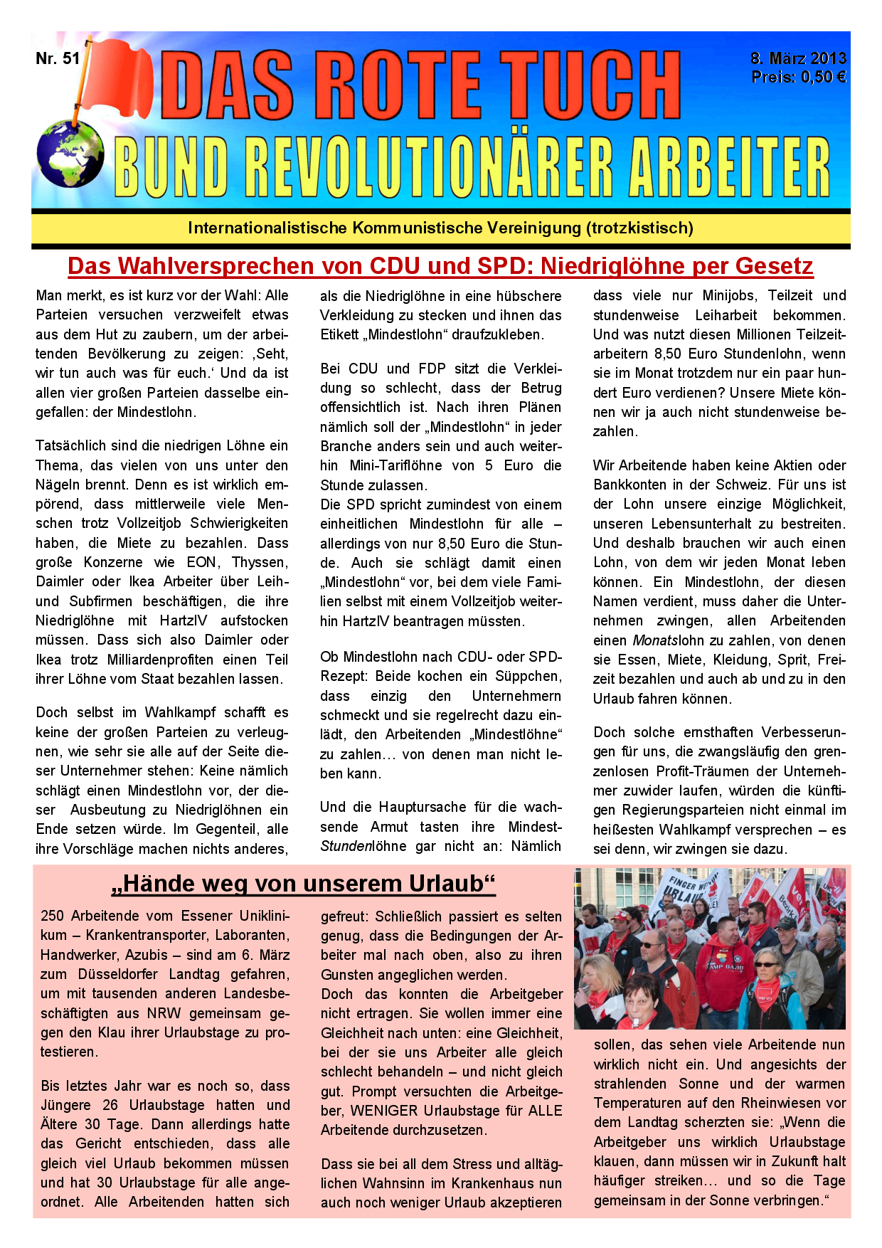 Das rote Tuch – Nr. 51