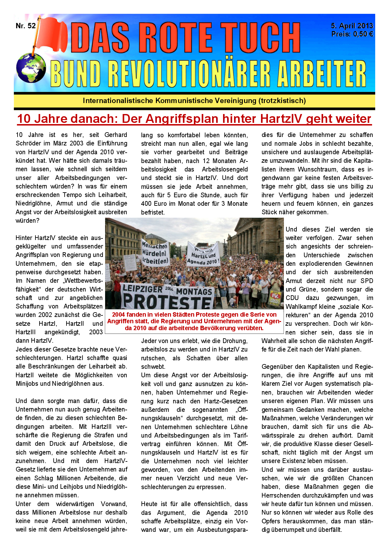 Das rote Tuch – Nr. 52