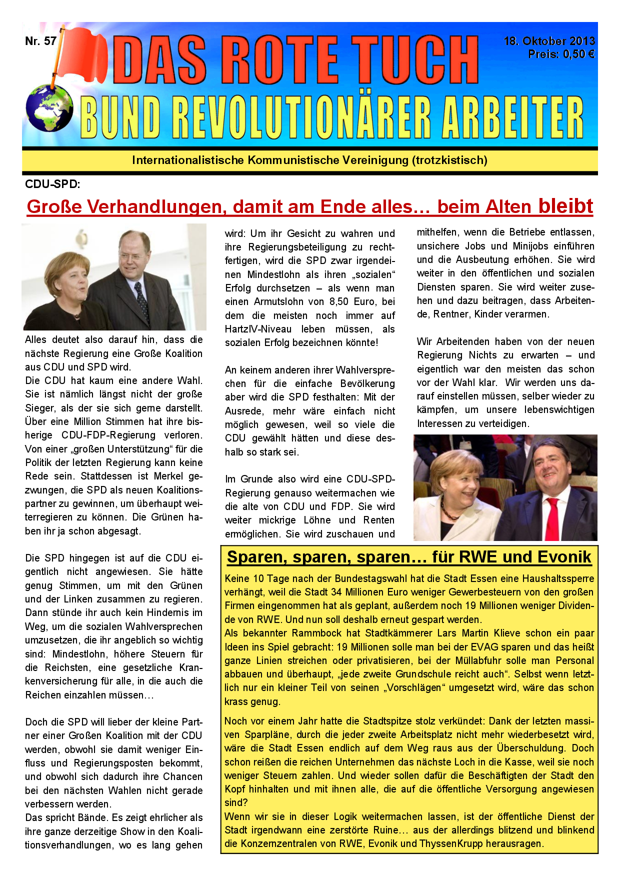 Das rote Tuch – Nr. 57