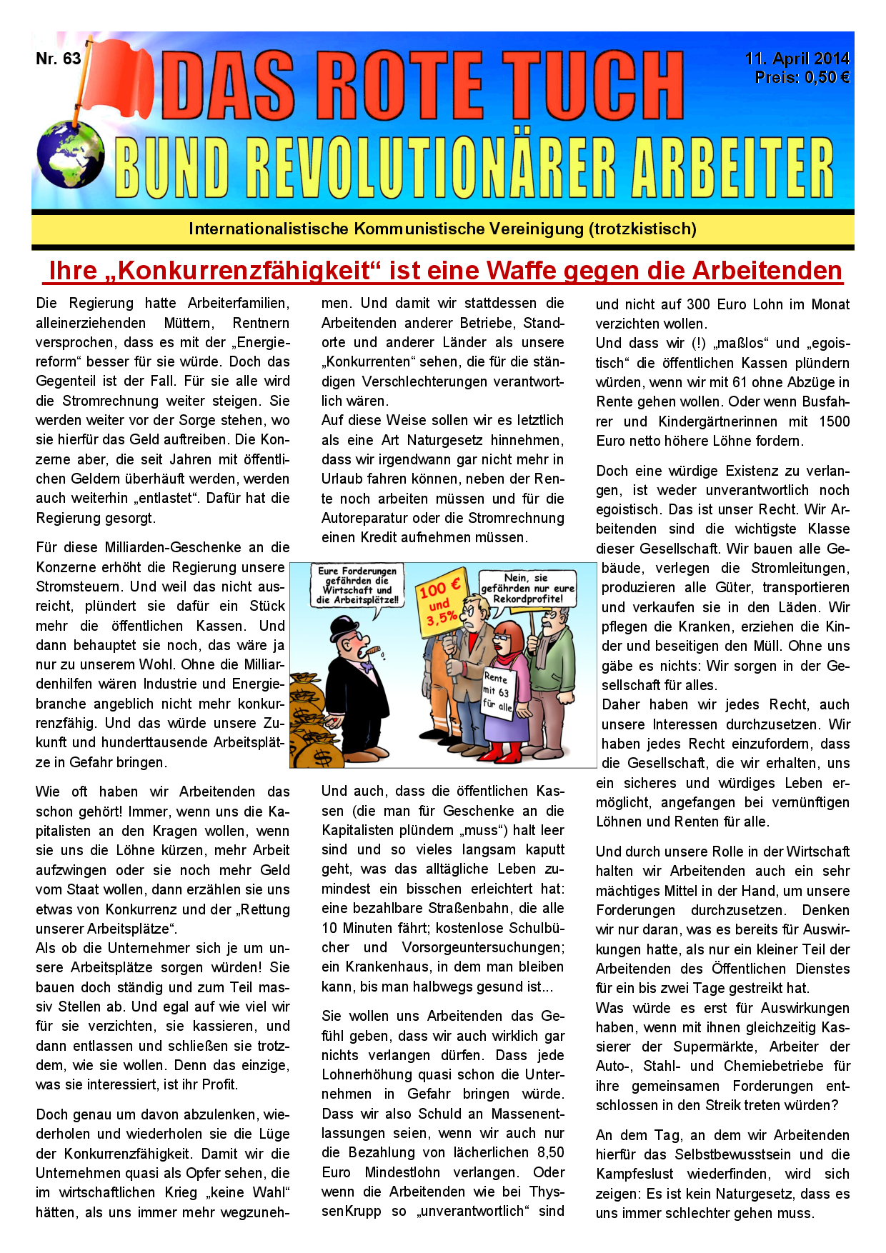 Das rote Tuch – Nr. 63