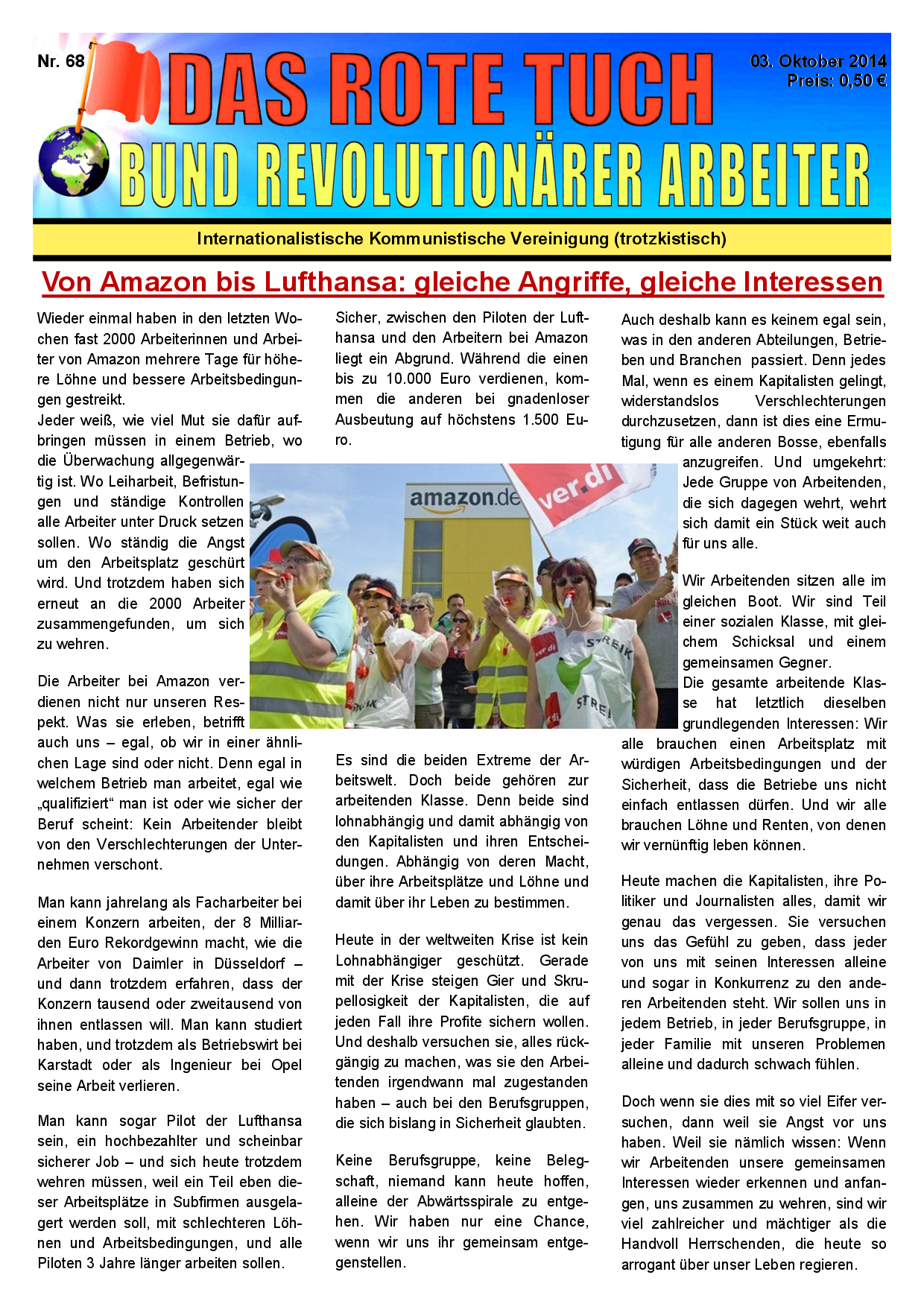 Das rote Tuch – Nr. 68
