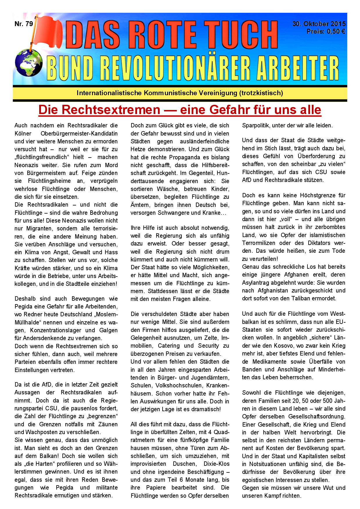 Das rote Tuch – Nr. 79
