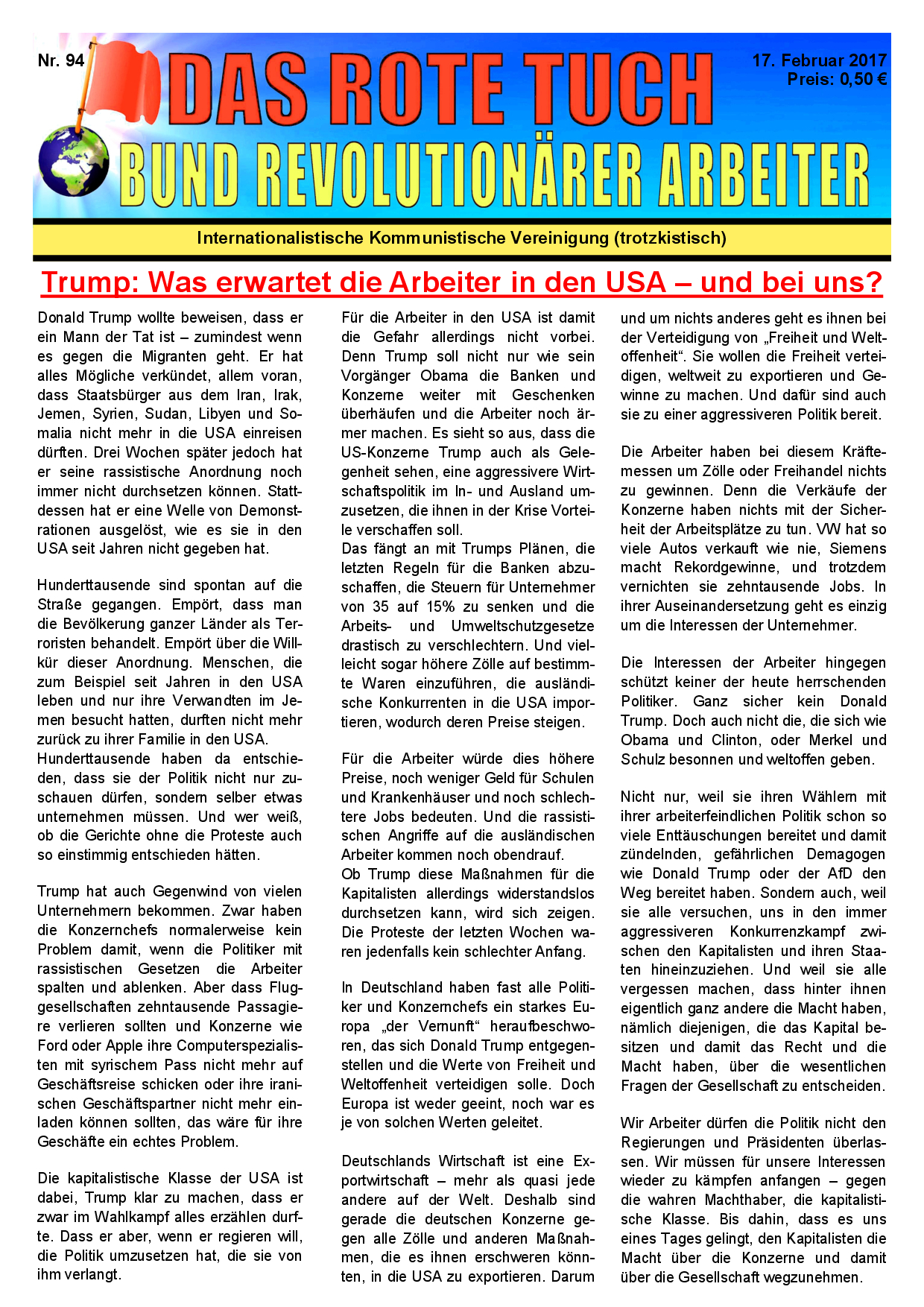Das rote Tuch – Nr. 94