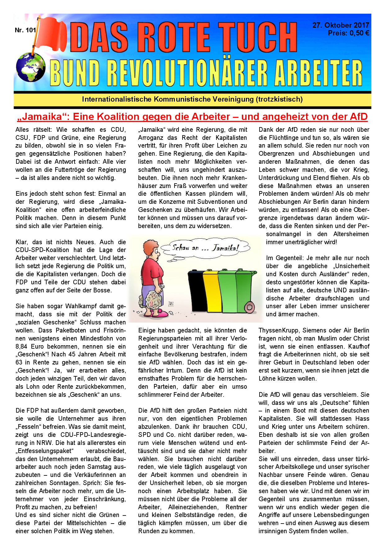 Das rote Tuch – Nr. 101