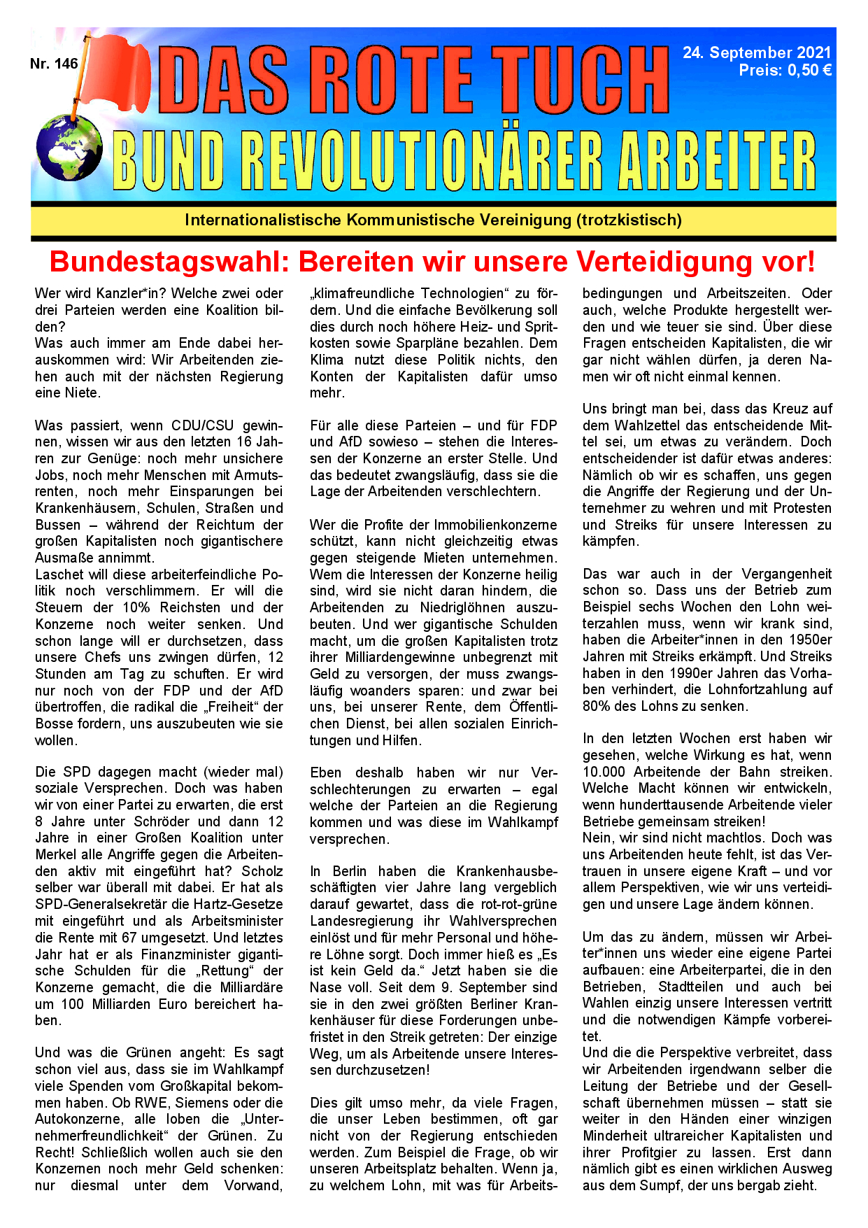 Das rote Tuch – Nr. 146
