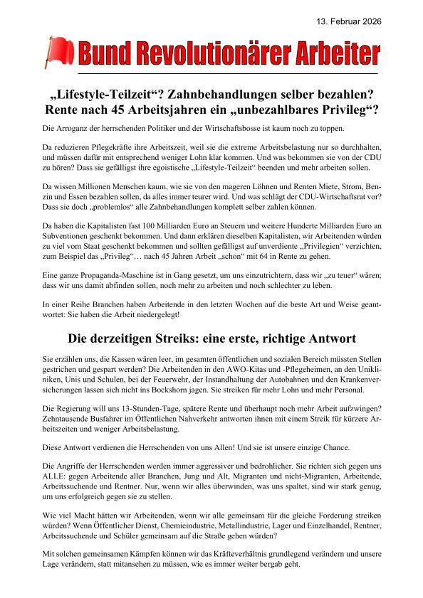 „Lifestyle-Teilzeit“? Zahnbehandlungen selber bezahlen? Rente nach 45 Arbeitsjahren ein „unbezahlbares Privileg“?